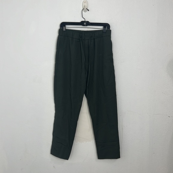 CMMN SWDN - Slim-Fit Tapered Wool Drawstring Suit Trousers - Green - Picture 2 of 7